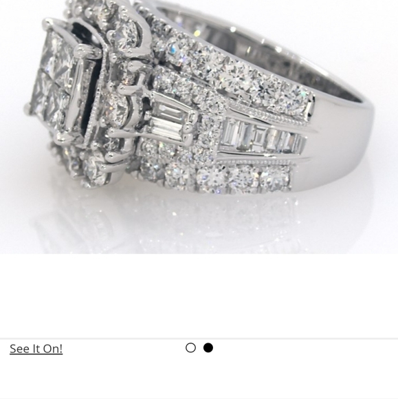 4ct Engagement Zales ring - Picture 2 of 5